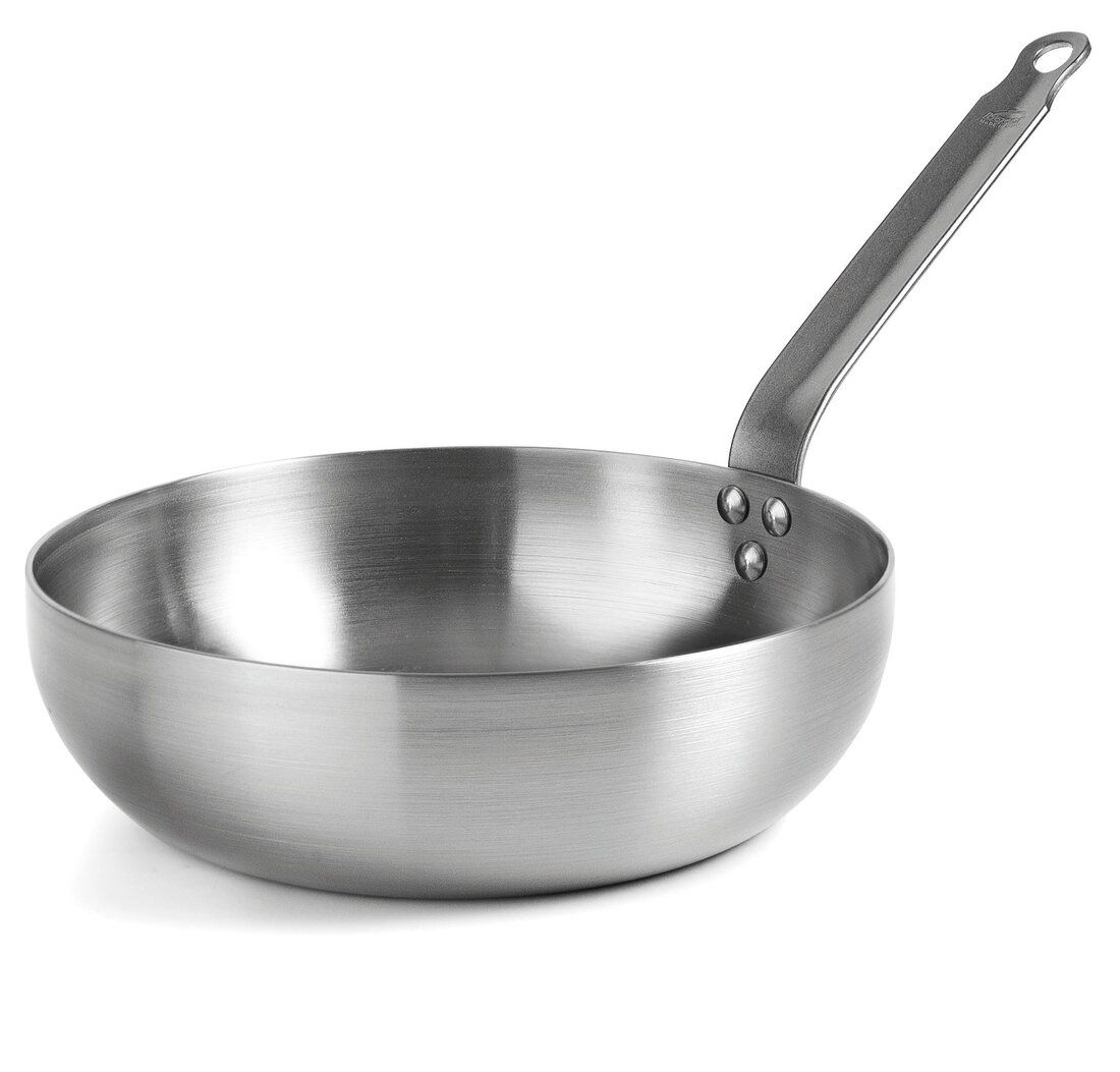 מחבת ברזל טבעי עמוק 28 ס"מ Lacor Ferrum