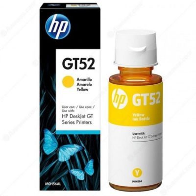 בקבוק דיו מקורי צהוב HP GT52 M0H56AE