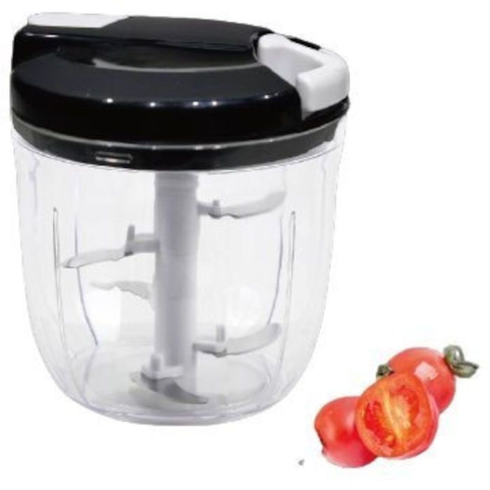 קוצץ ירקות איכותי בעל 5 להבים עם חוט משיכה בתוספת מטרפת ביצים מתנה מבית - Fresco