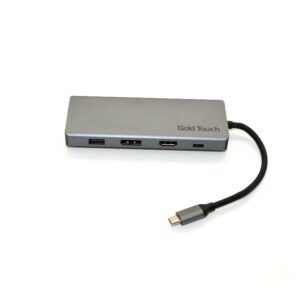 תחנת עגינה USB Type-C עם חיבורי Gold Touch SU-C15 DP+HDMI+VGA+4xUSB+LAN+TF/SD