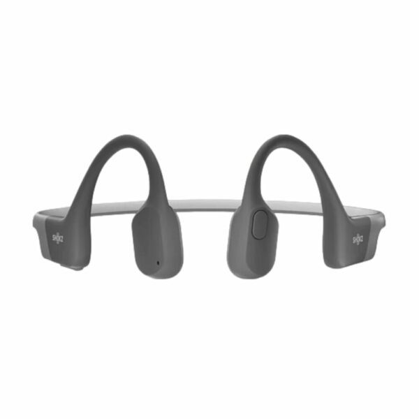 אוזניות עצם אלחוטיות Shokz OpenRun בצבע אפור