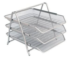 סט 3 מגשי רשת ממתכת