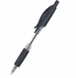 סט 12 עטים כדוריים שחורים עם לחצן 1 מ"מ G7 - מבית Cobra