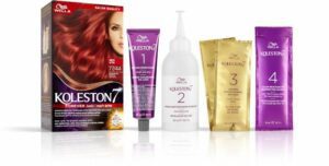 ערכת צבע לשיער קולסטון קיט חדש 77/44 - אדום נחושת עוצמת - מבית Wella