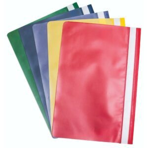 מארז 5 יח' תיק A4 חצי שקוף עבה במיוחד - מבית University