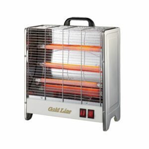 תנור חימום 3 ספירלות Gold Line ATL-177 2100W - בצבע כסוף