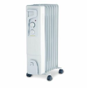 רדיאטור 7 צלעות עם מתקן אדים Gold Line ATL-2007 1500W - בצבע לבן