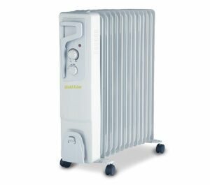 רדיאטור 11 צלעות עם מתקן אדים Gold Line ATL-2012W 2500W - בצבע לבן