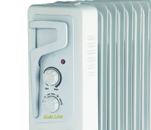 רדיאטור 16 צלעות Jumbo טורבו עם מתקן אדים ומפזר חום מובנה Gold Line ATL-2016T 3000W - בצבע לבן – תמונה 2