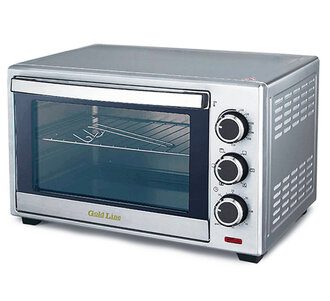 טוסטר אובן Gold Line ATL6632 1600W בנפח 32 ליטר בצבע כסף