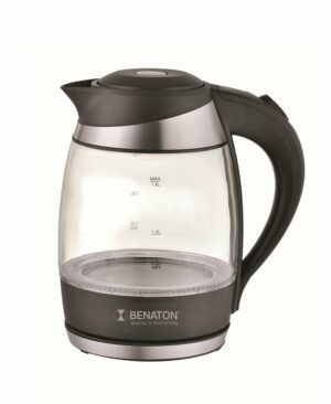 קומקום זכוכית Benaton BT-8023B 2200W 1.8L - בצבע שחור